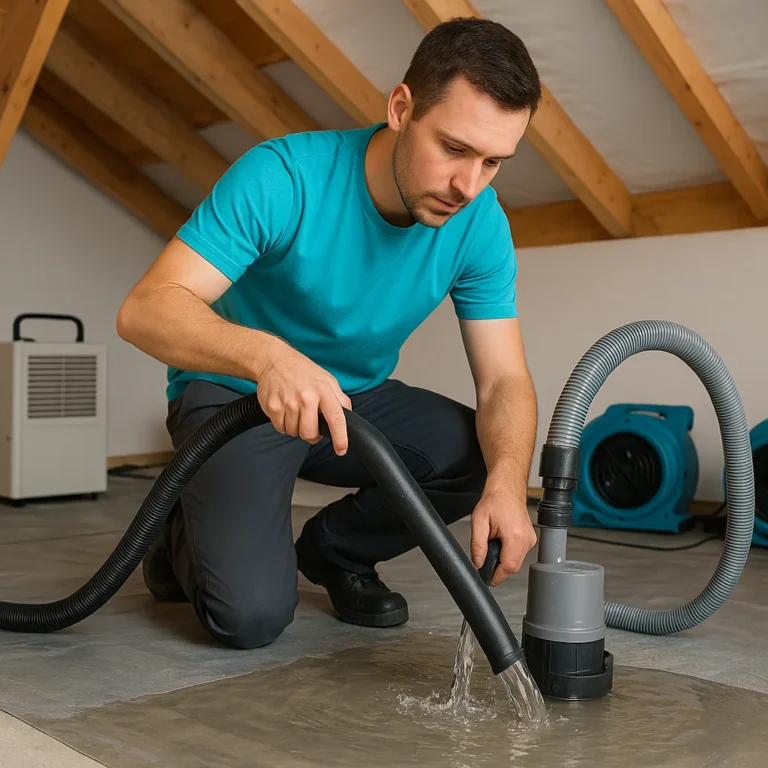 Roof Leak Water Removal